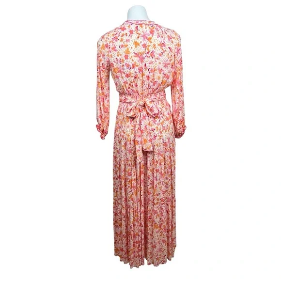 strapless open back dress Emily Maxi Dress Pink main image 0